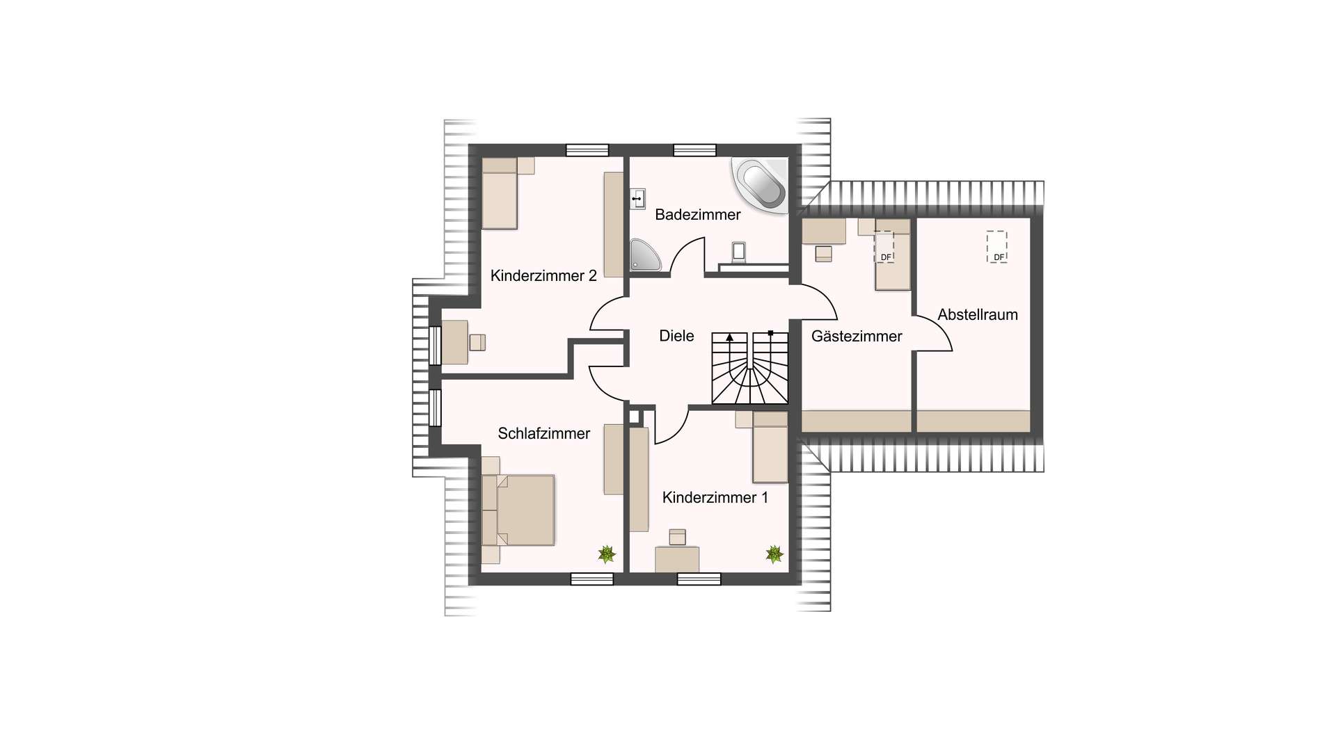 Grundriss Dachgeschoss