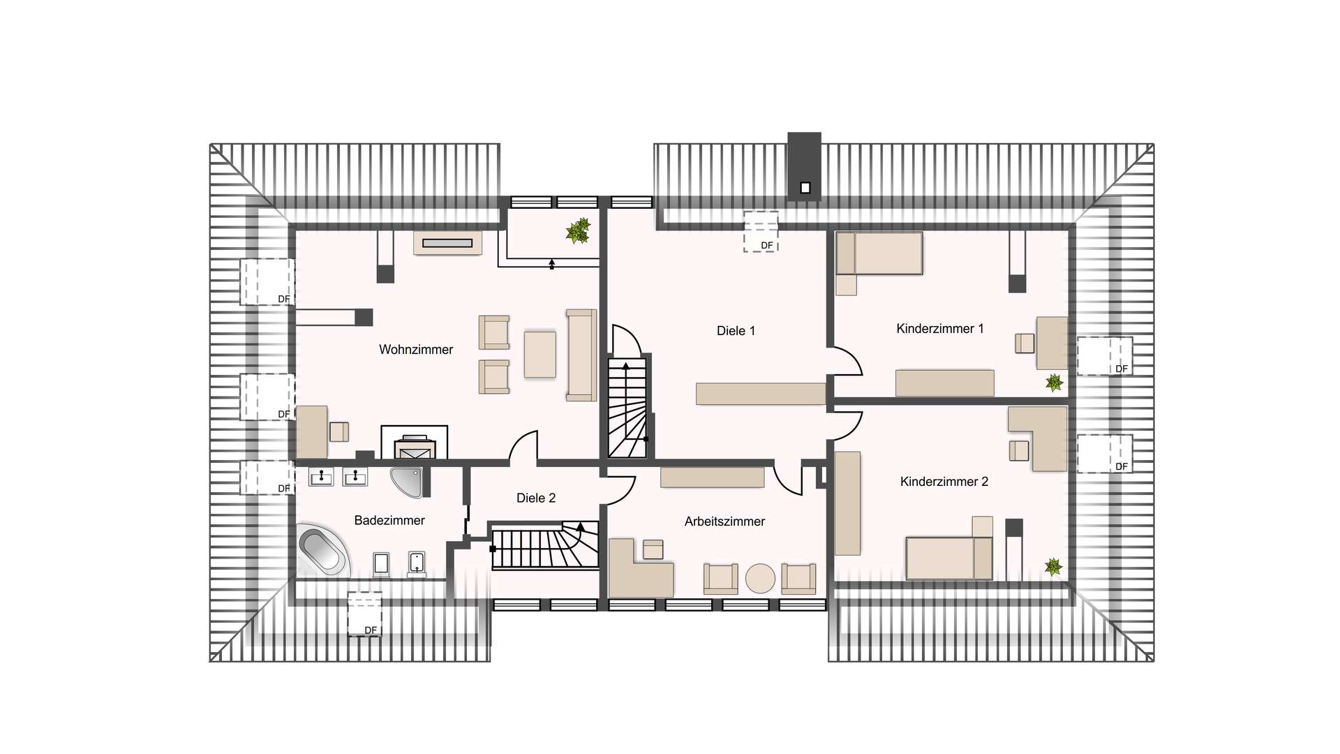 Grundriss Dachgeschoss