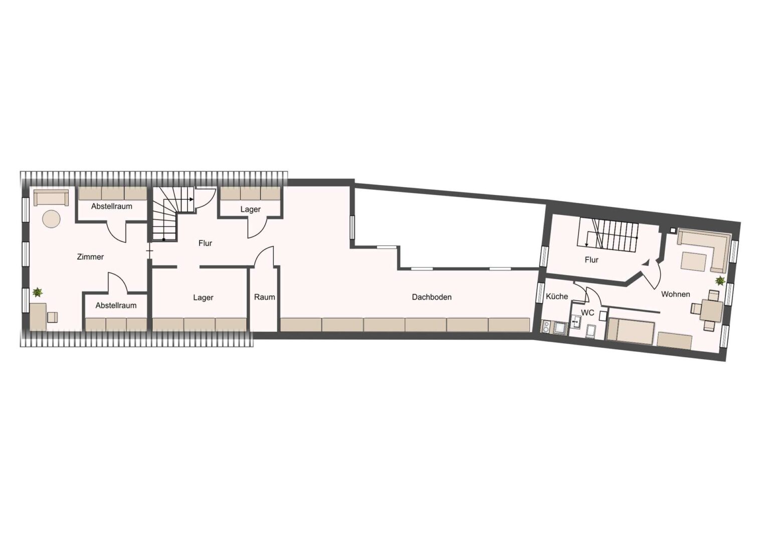 Grundriss 2. OG - Langgasse 27