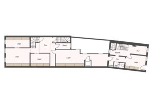 Grundriss 1. OG - Langgasse 27