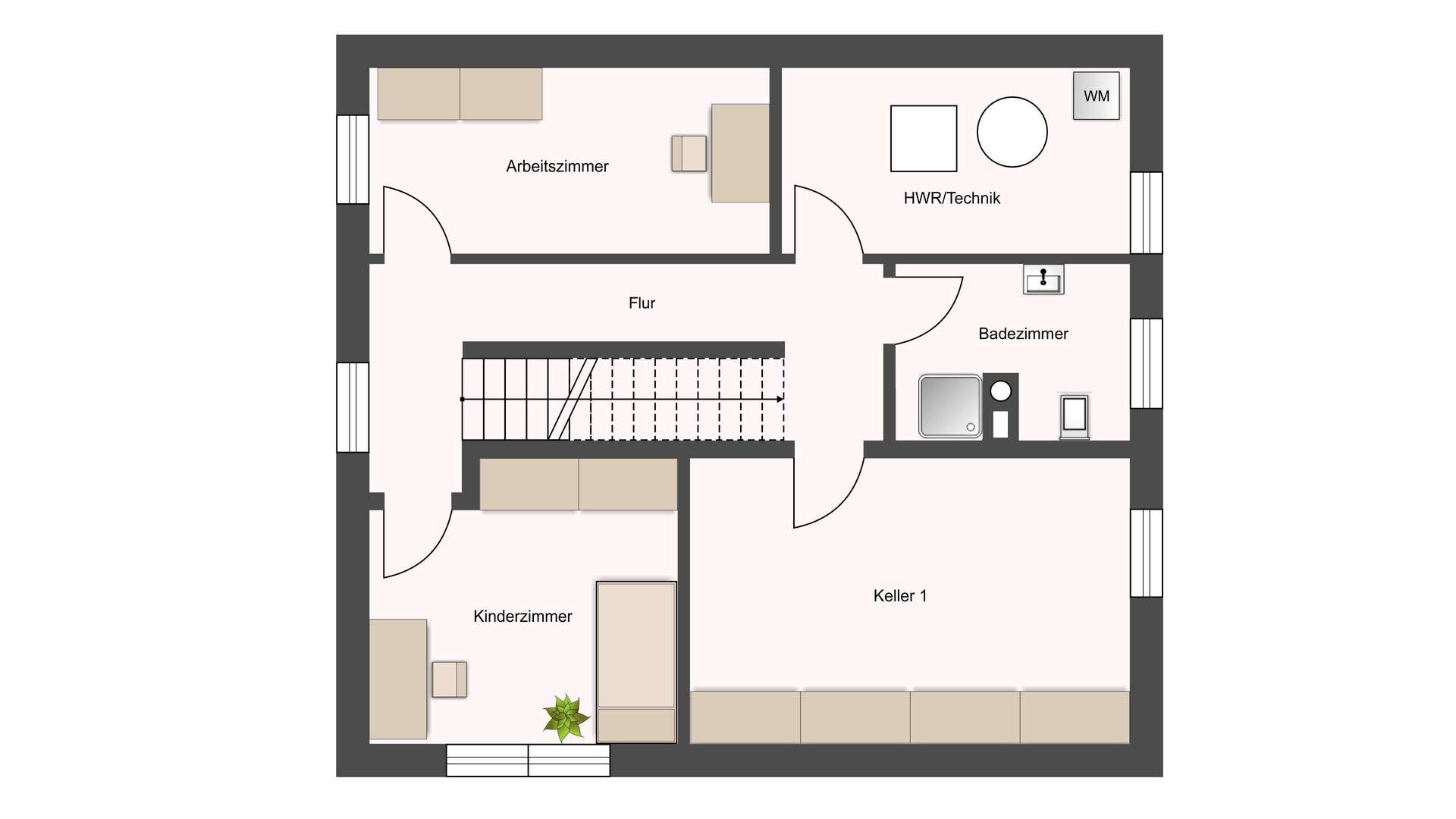 Grundriss Untergeschoss