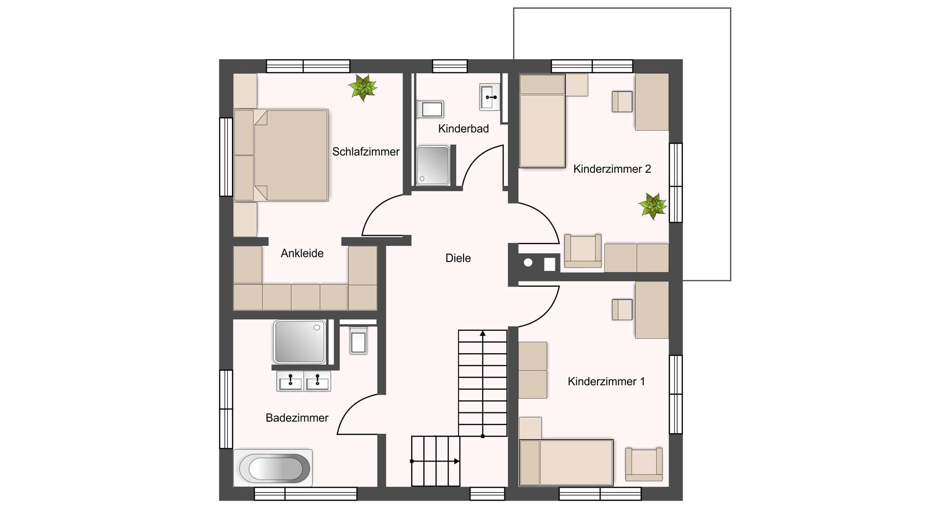 Grundriss Dachgeschoss