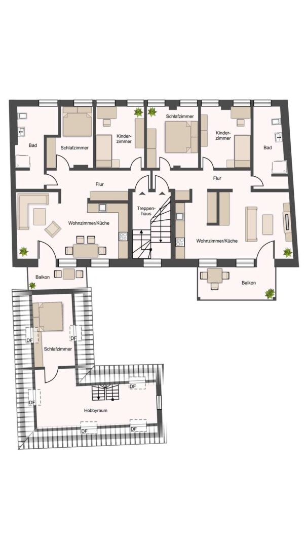 Grundriss 1. Obergeschoss