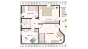Grundriss Dachgeschoss