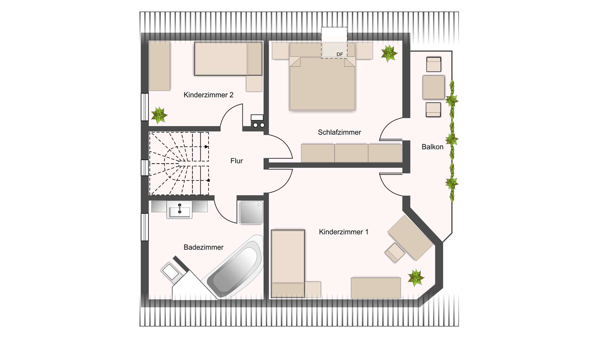 Grundriss Dachgeschoss
