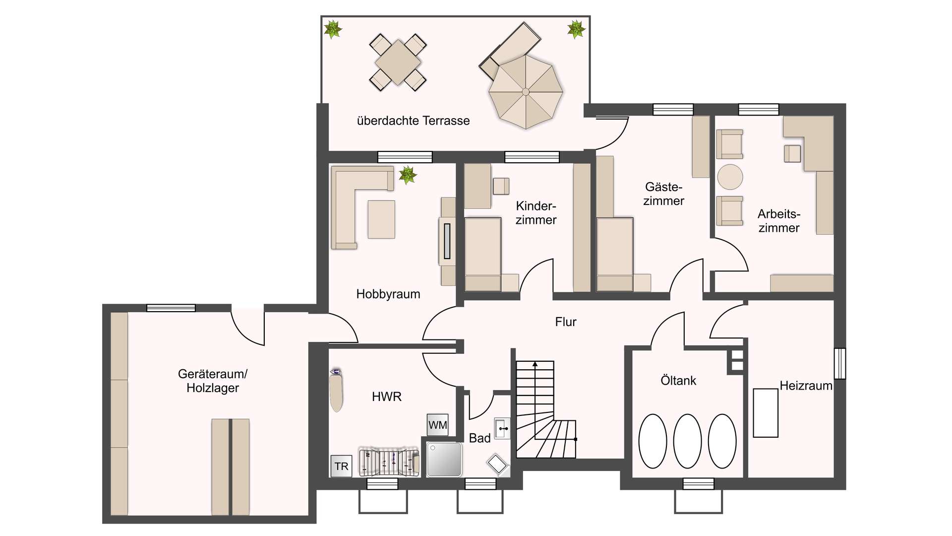 Grundriss Untergeschoss