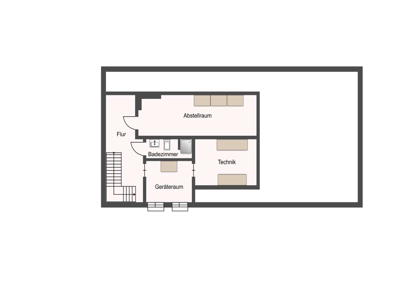 Grundriss Untergeschoss