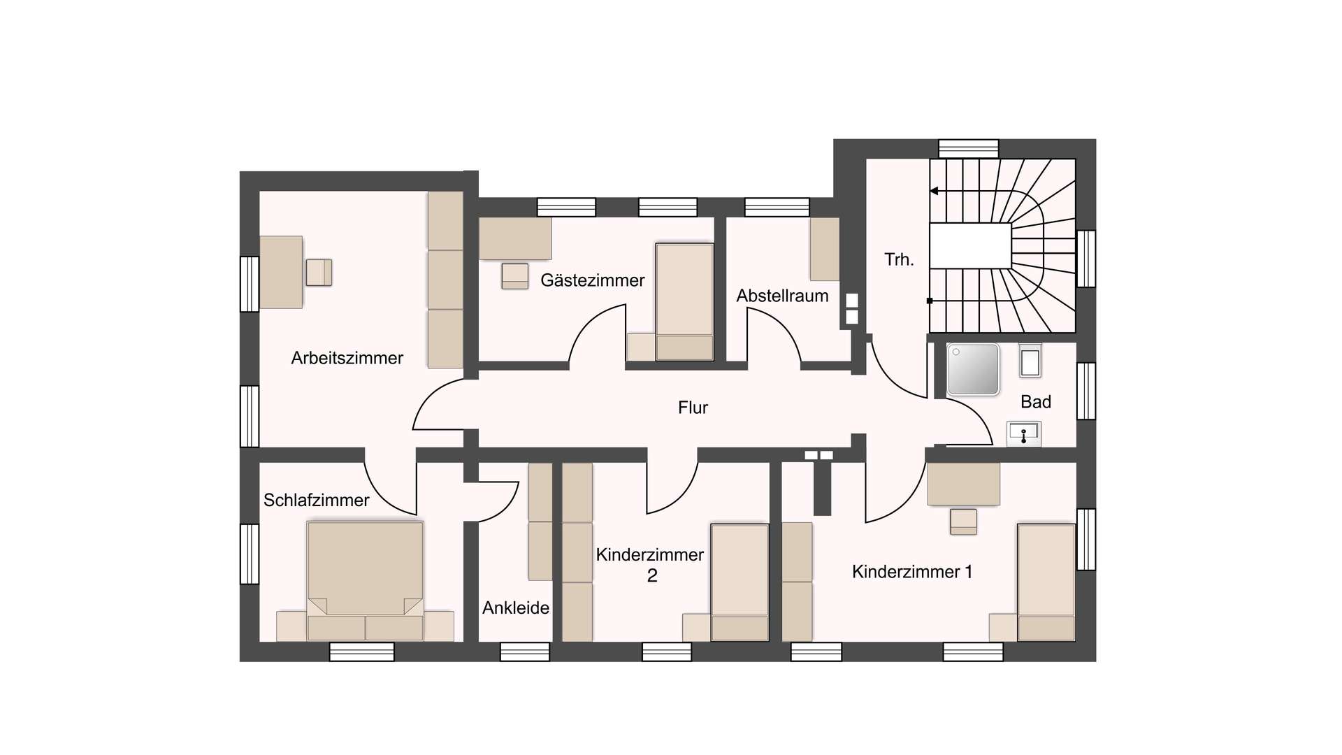 Grundriss Obergeschoss
