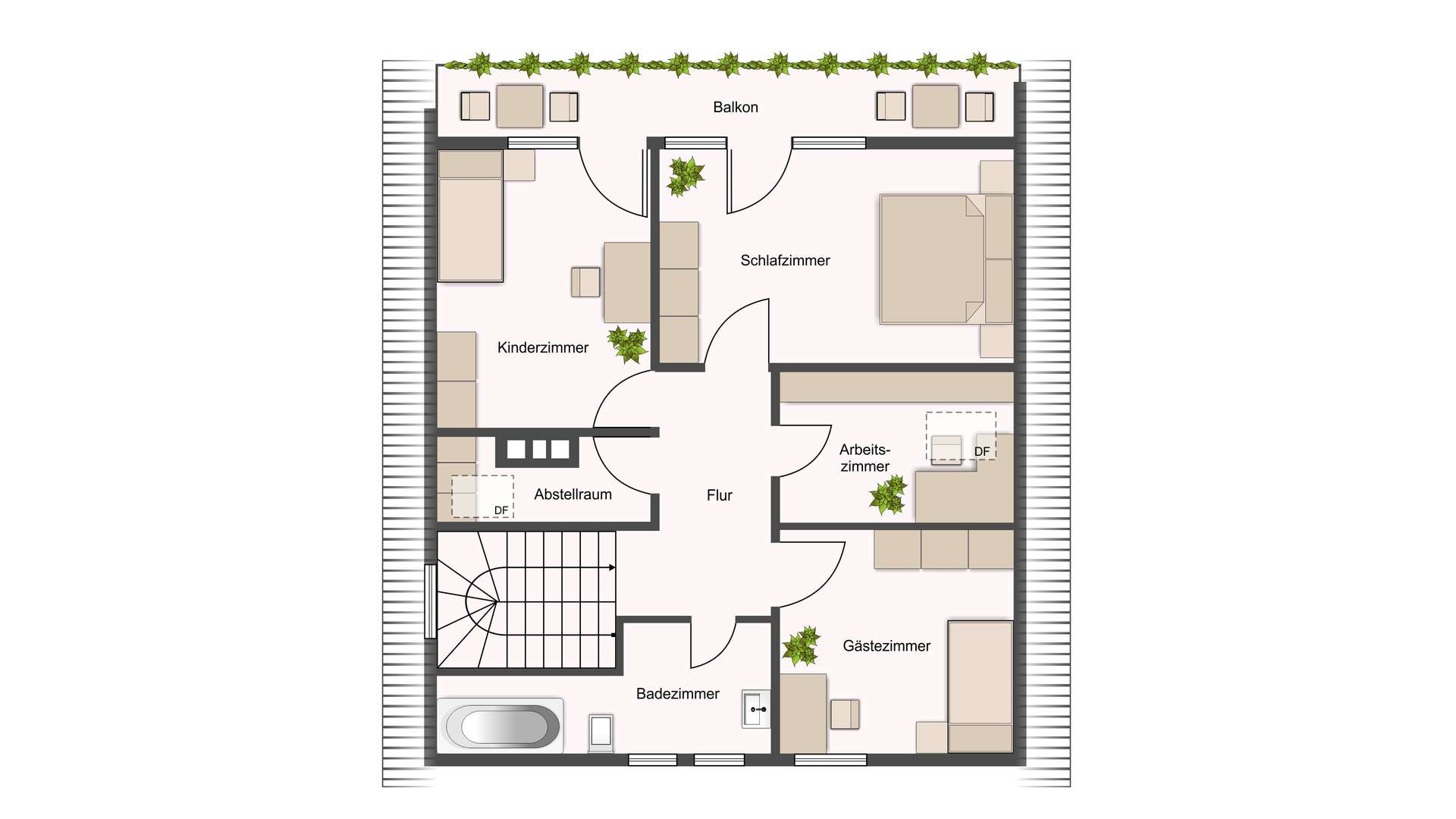 42 - Grundriss Obergeschoss