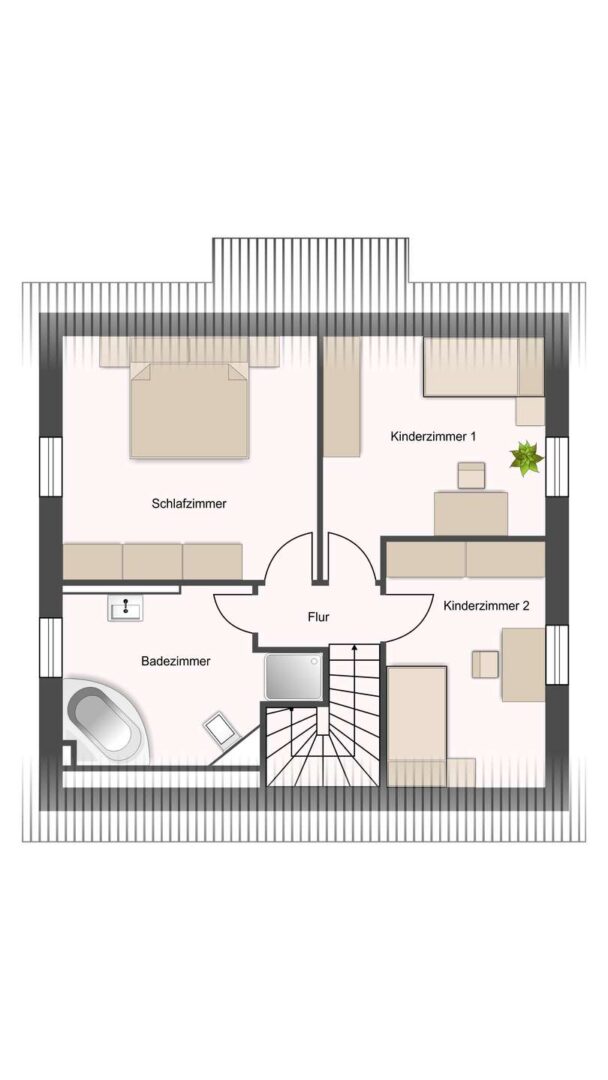 Grundriss Dachgeschoss