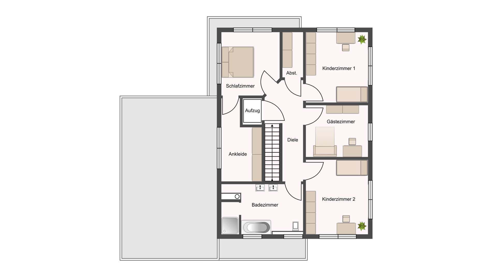 Grundriss Obergeschoss