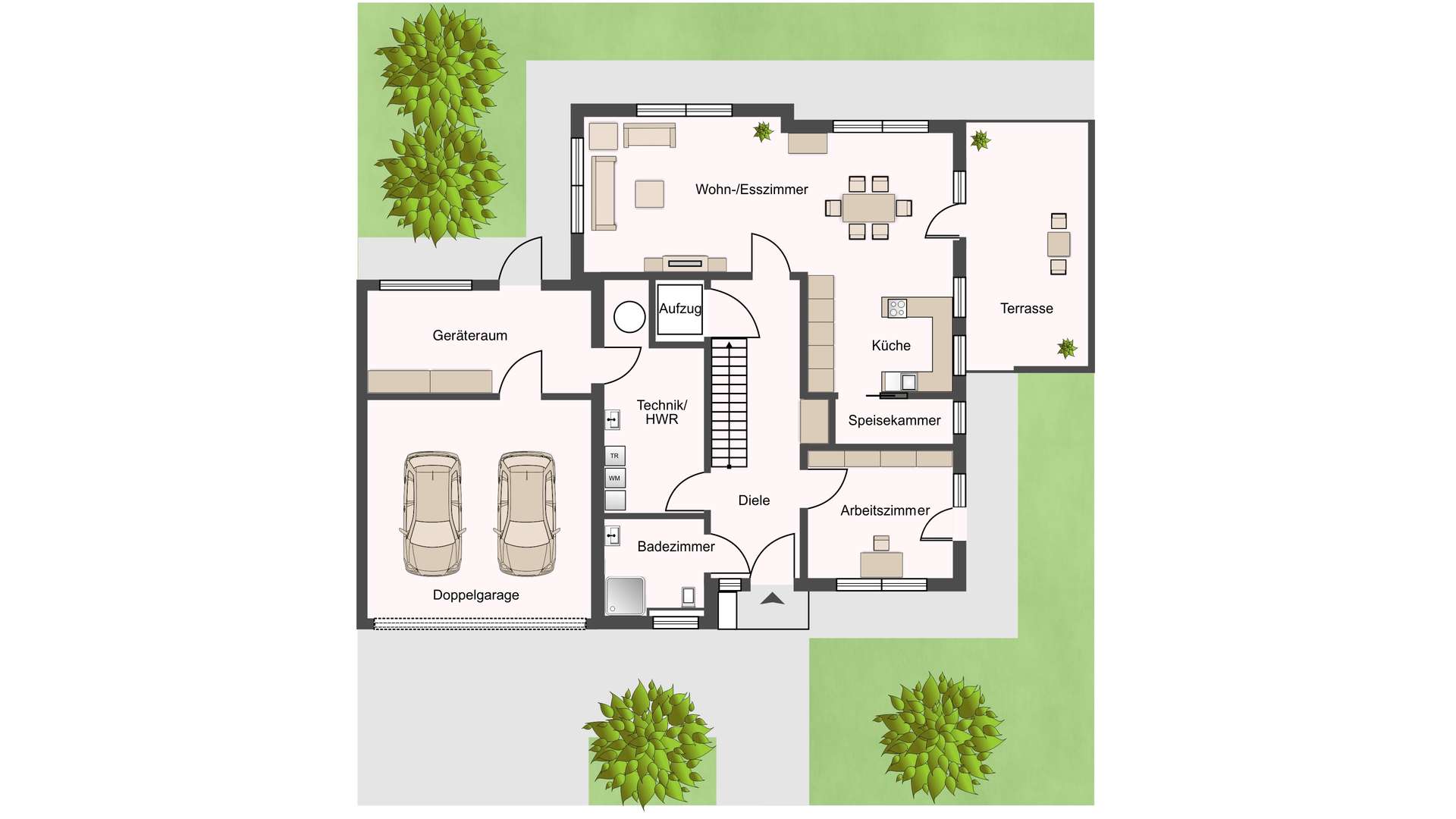 Grundriss Erdgeschoss