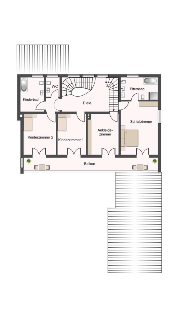 Grundriss Obergeschoss