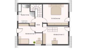 Grundriss Obergeschoss