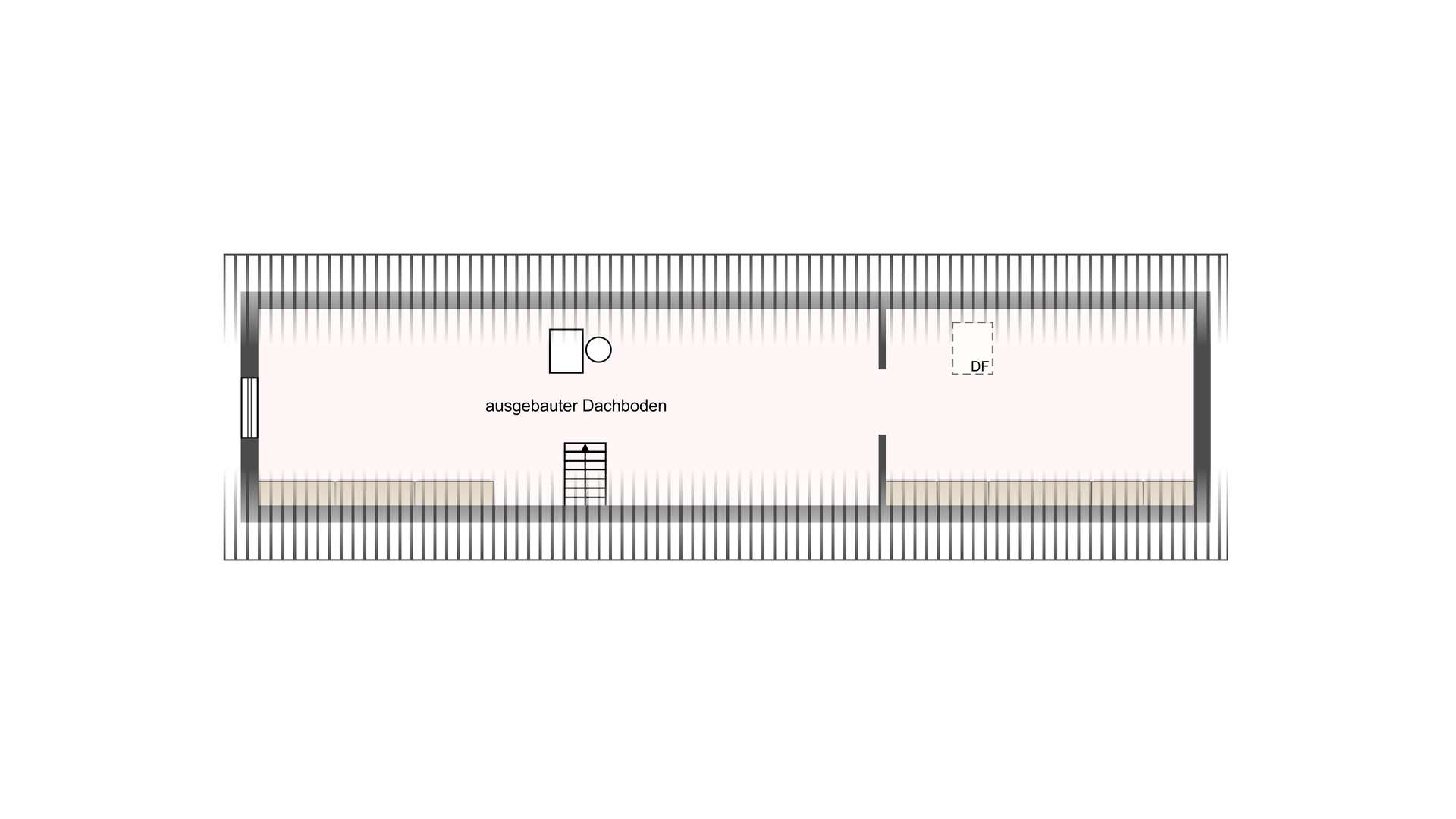 Grundriss Dachboden