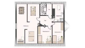 Grundriss Dachgeschoss