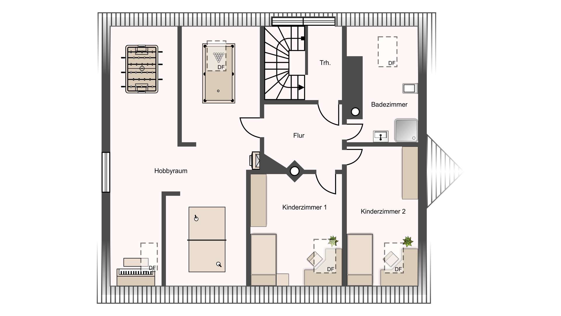 Grundriss Dachgeschoss
