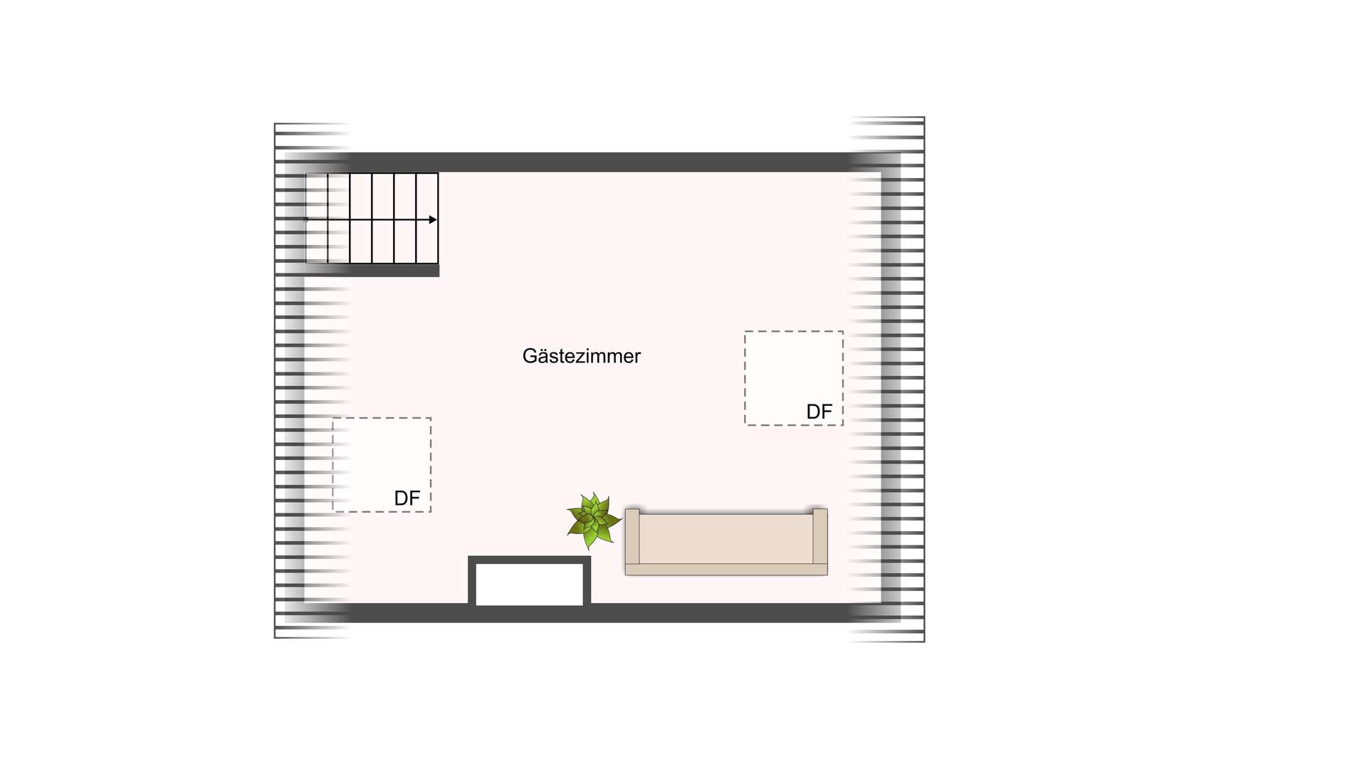 Grundriss Dachboden