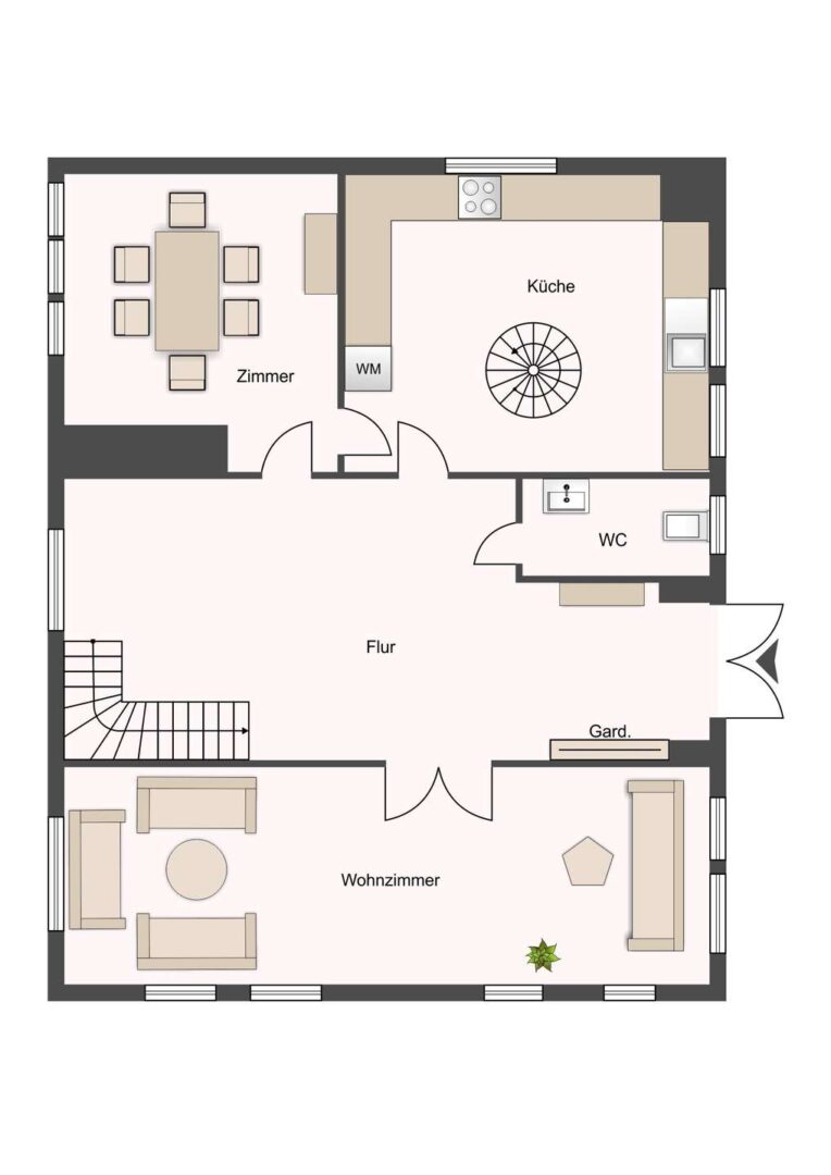 Grundriss Haus EG