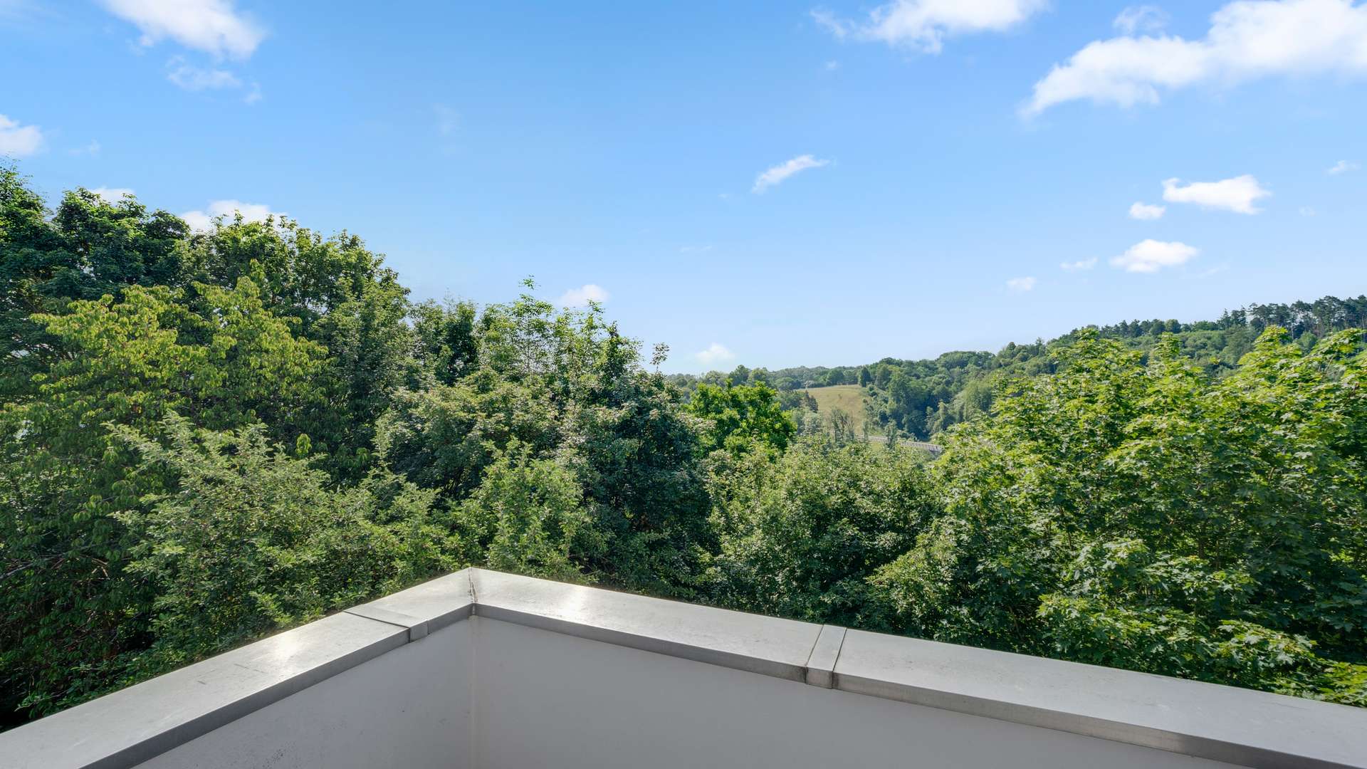 WE 1: Aussicht Dachterrasse OG