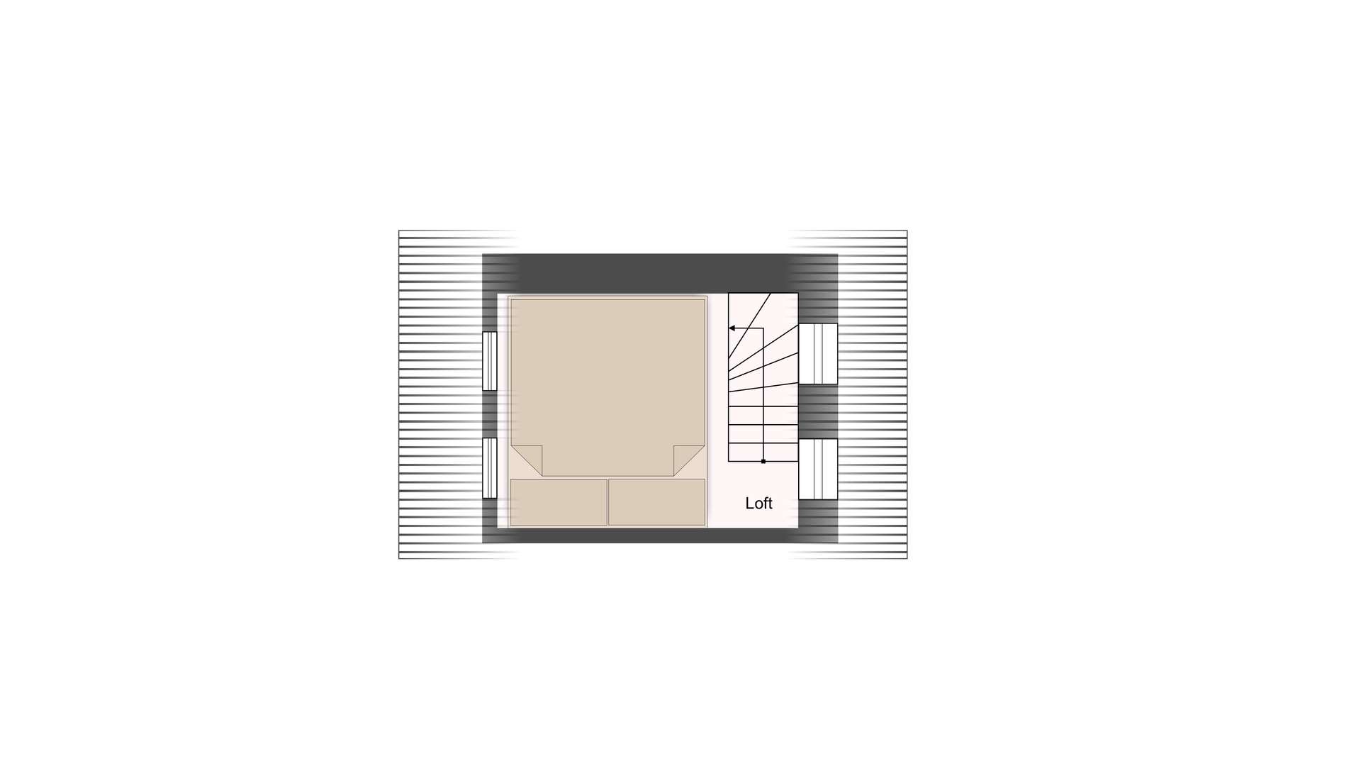 Grundriss Dachgeschoss - Tiny House