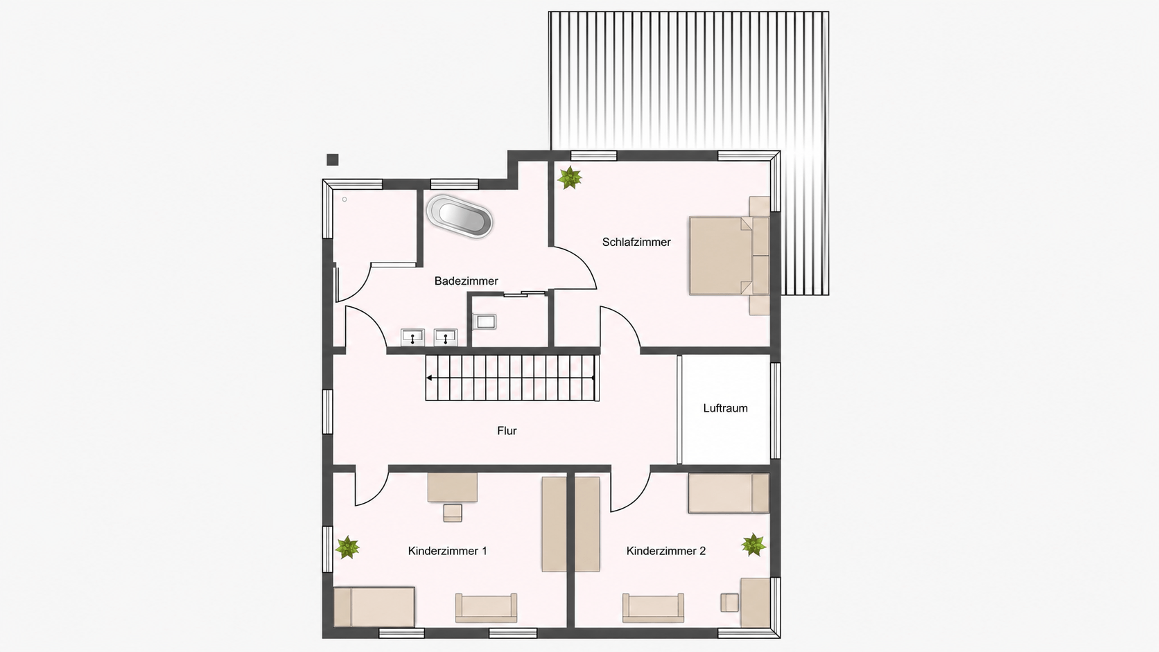Grundriss Obergeschoss