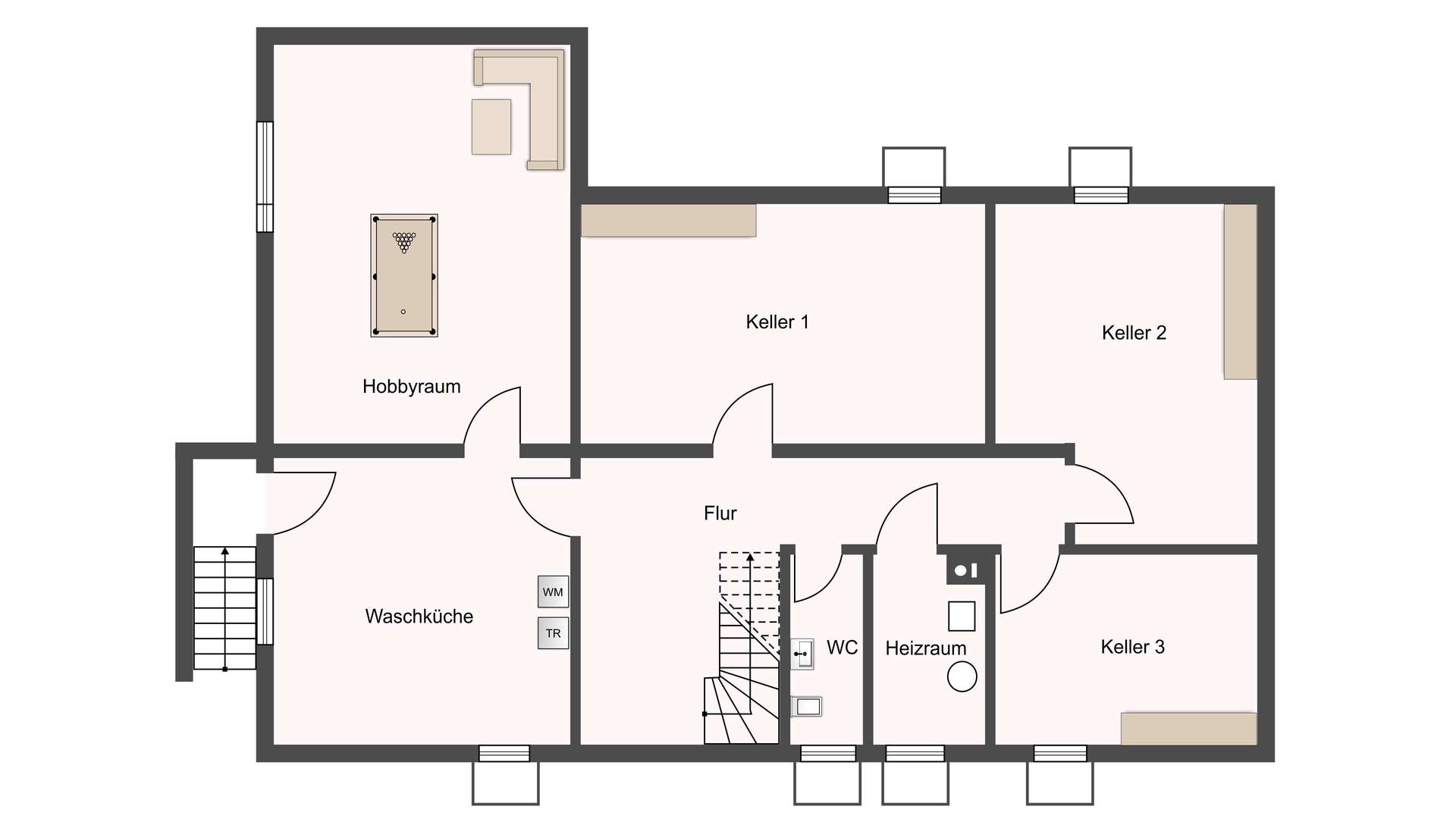 Grundriss Kellergeschoss