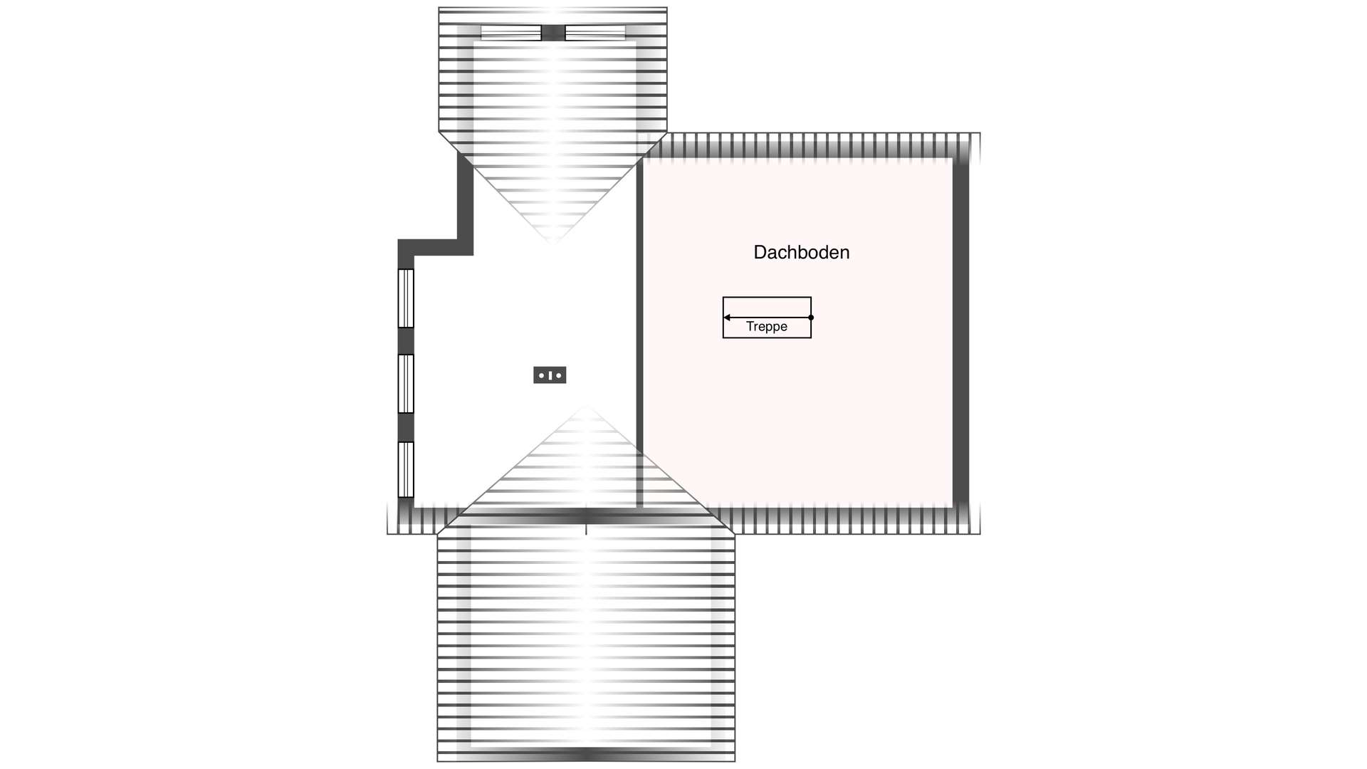 Grundriss Dachboden
