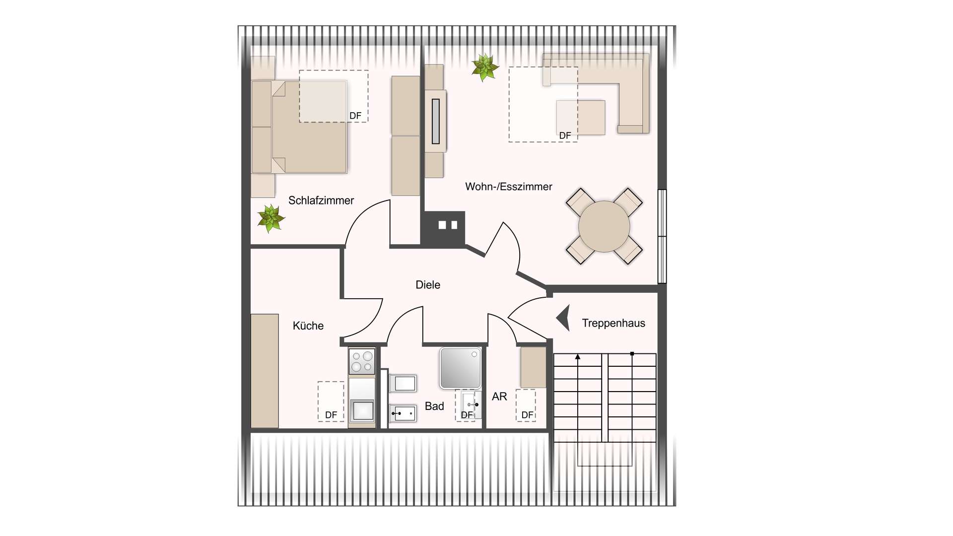 Grundriss Dachgeschoss