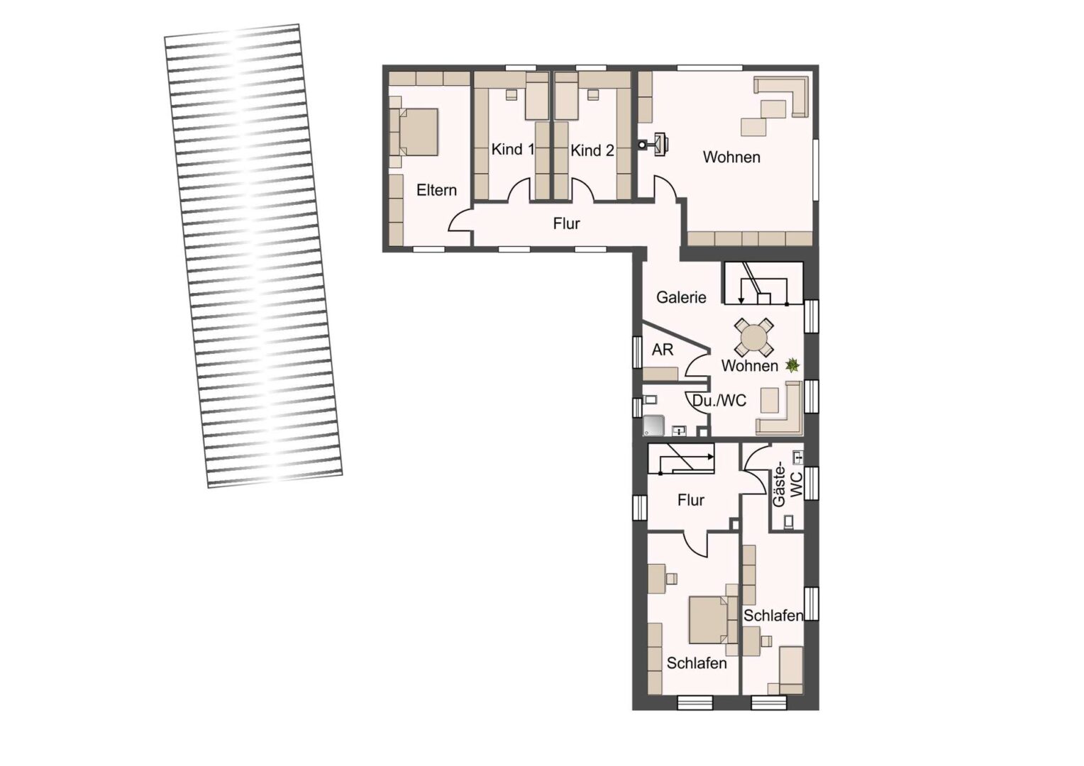 Grundriss Obergeschoss