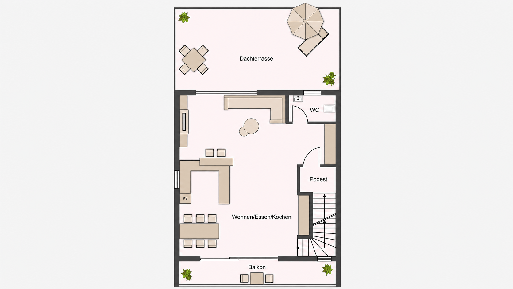 Grundriss 1. Obergeschoss