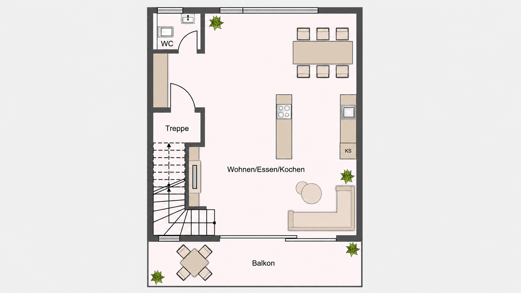 Grundriss 1. Obergeschoss
