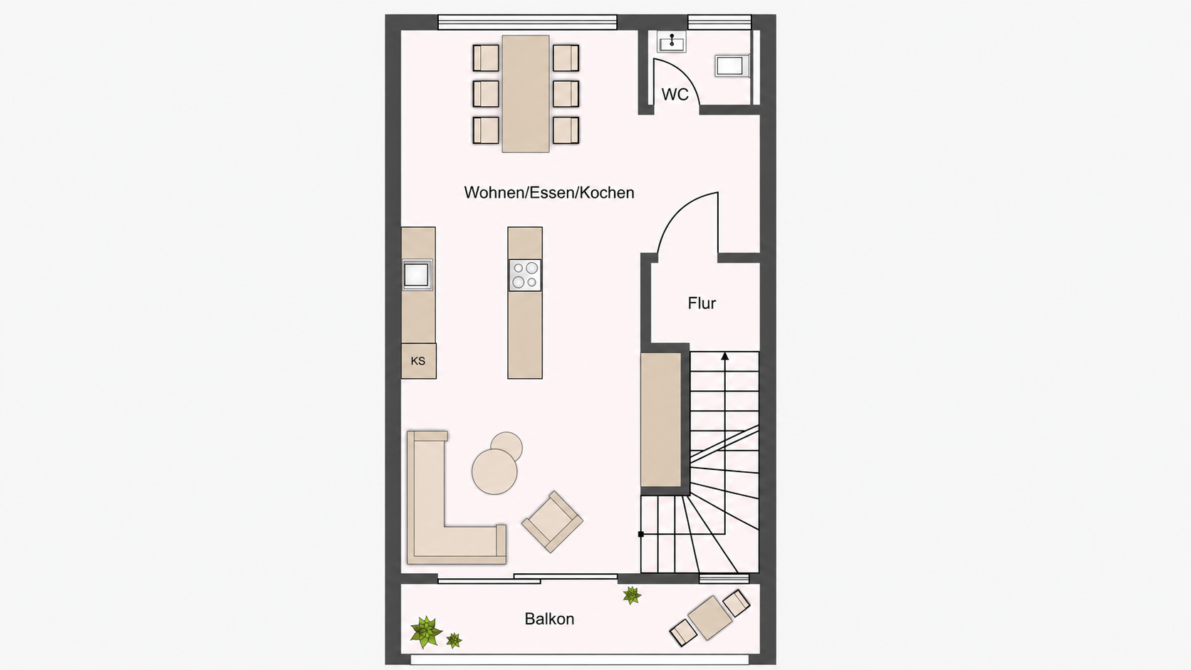 Grundriss 1. Obergeschoss