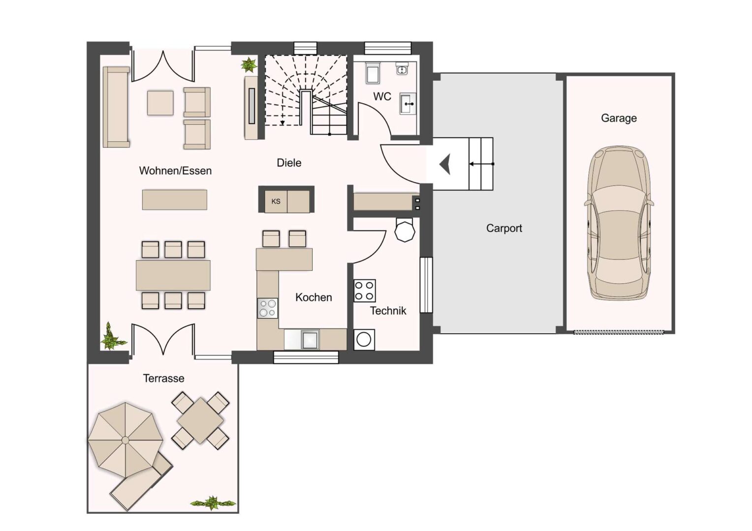Grundriss EG