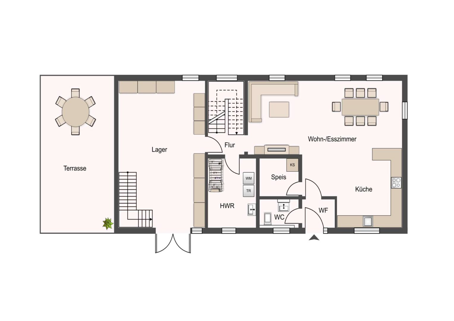 Grundriss Erdgeschoss