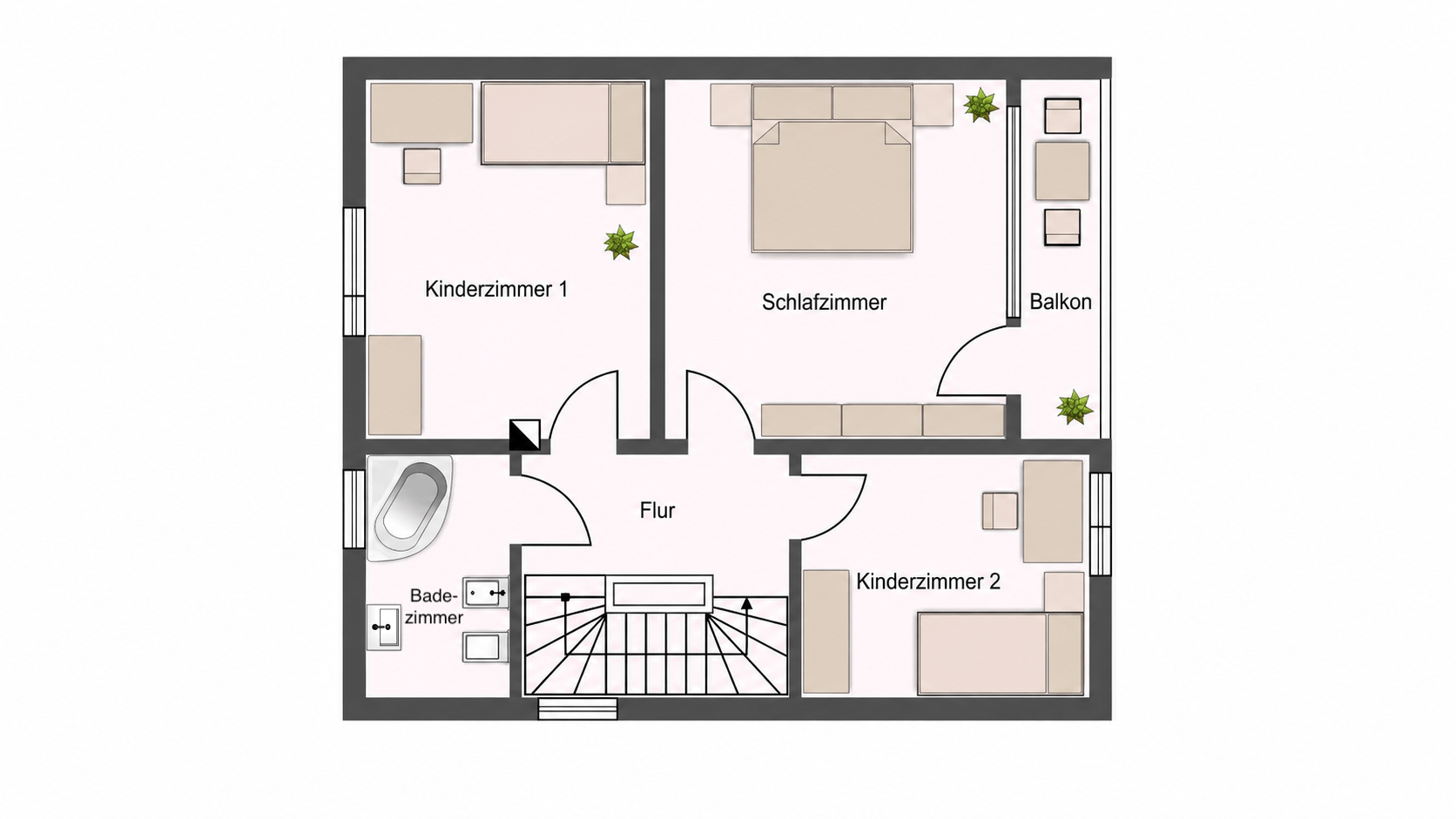 Grundriss 1. Obergeschoss