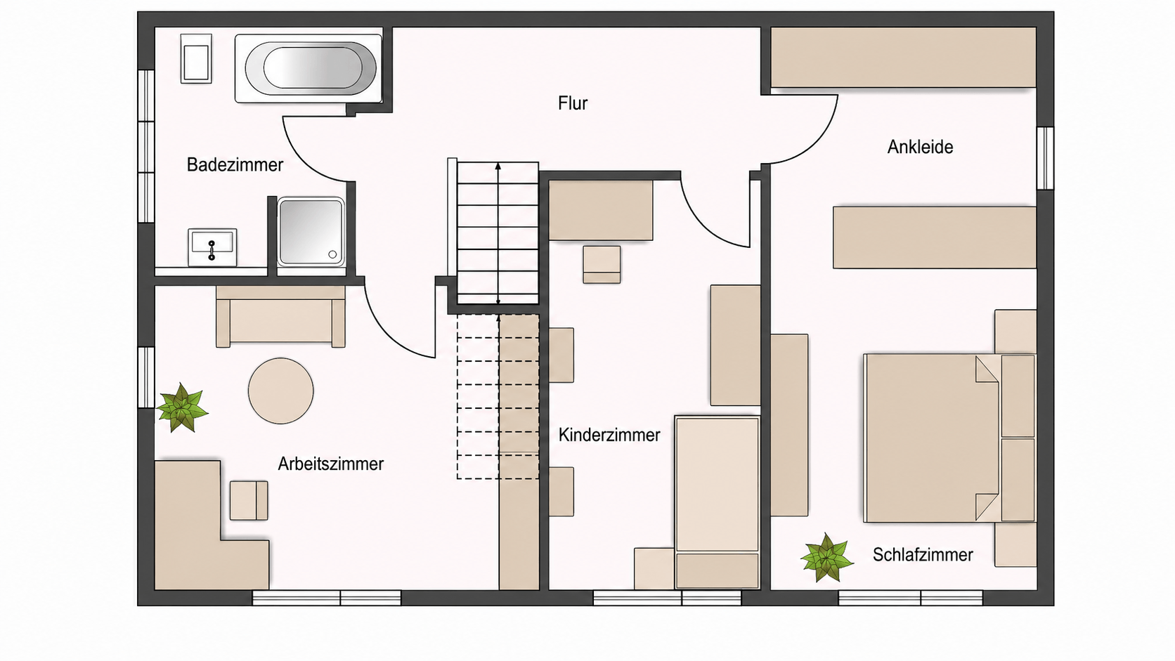 Grundriss 1. Obergeschoss