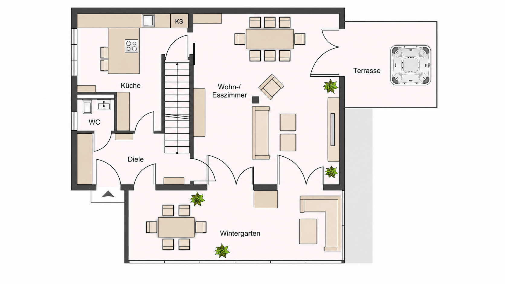 Grundriss Erdgeschoss