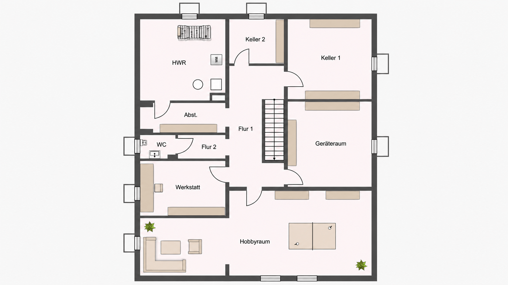 Grundriss Kellergeschoss