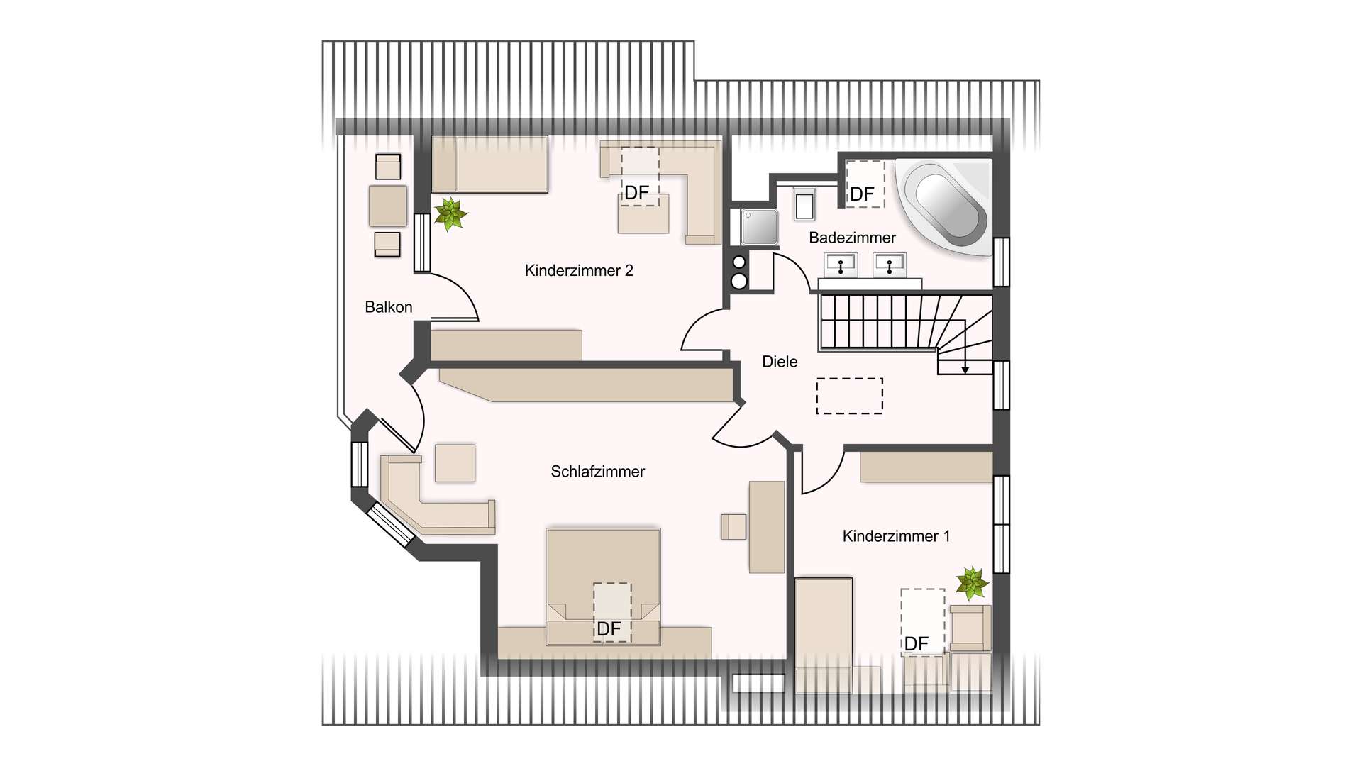Grundriss Dachgeschoss
