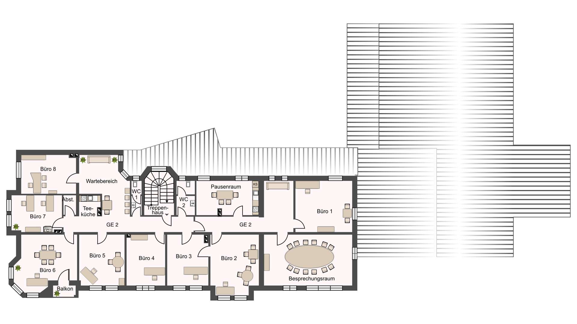 Grundriss 1. Obergeschoss
