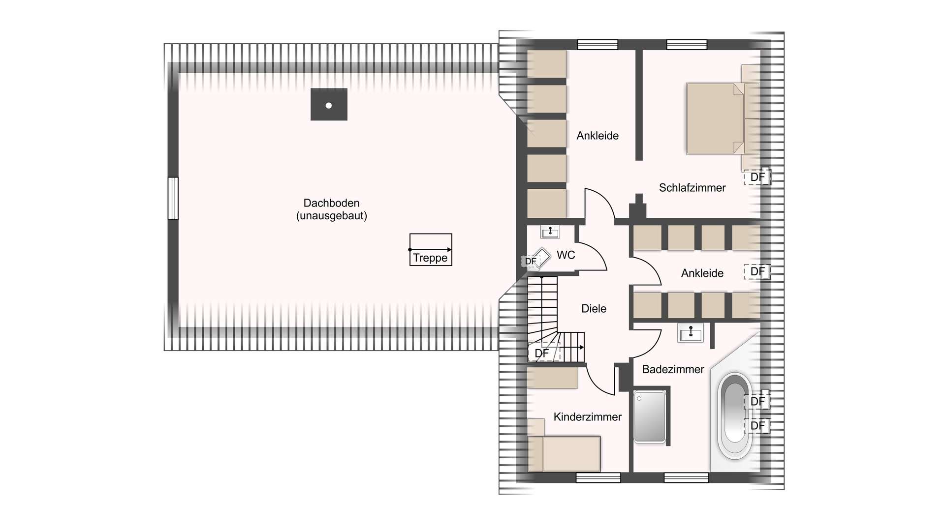 Grundriss Dachgeschoss