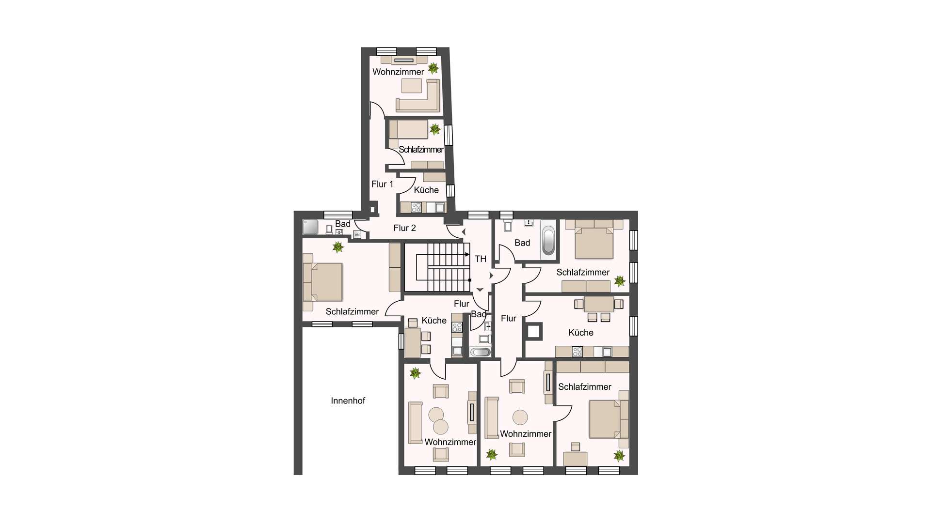 Grundriss 1. Obergeschoss