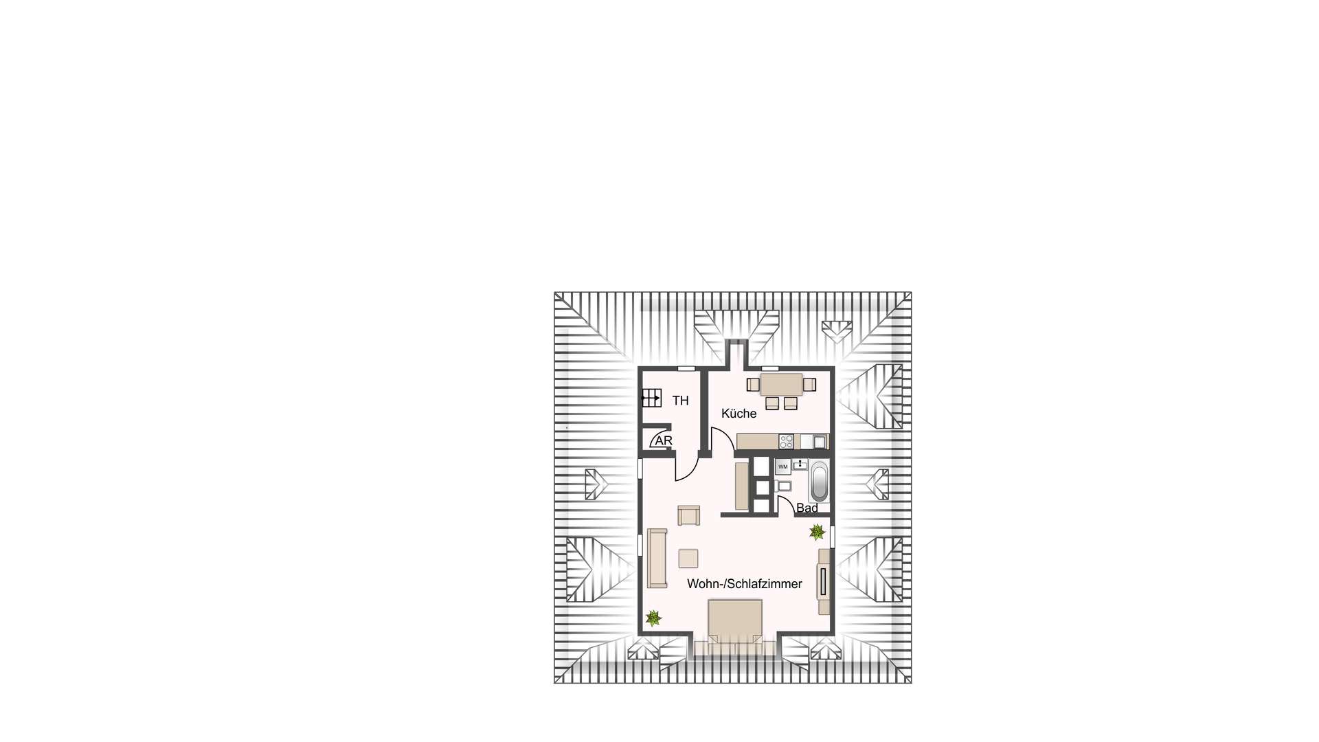 Grundriss Dachgeschoss