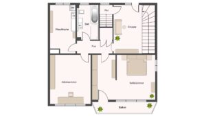 Grundriss 1. Obergeschoss
