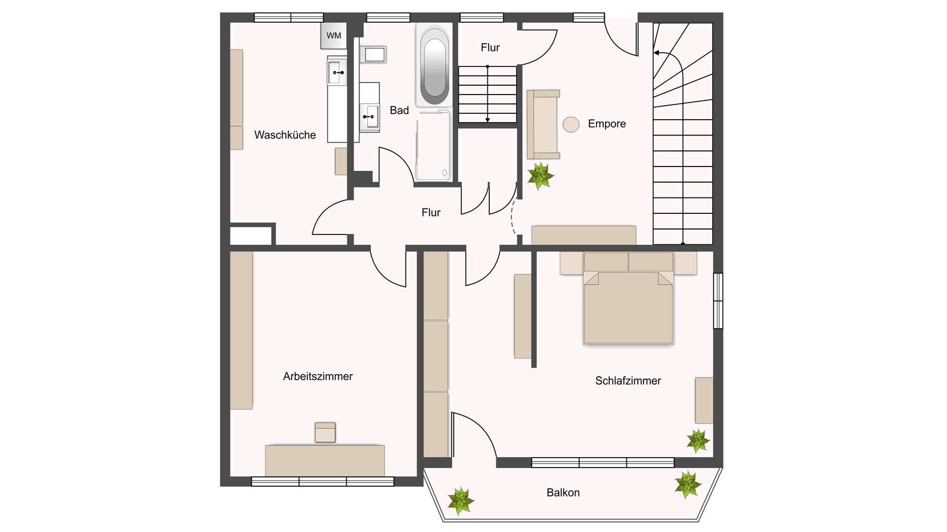 Grundriss 1. Obergeschoss