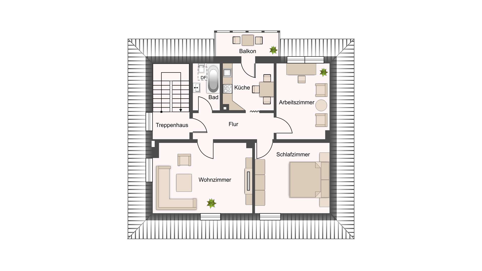Grundriss Dachgeschoss