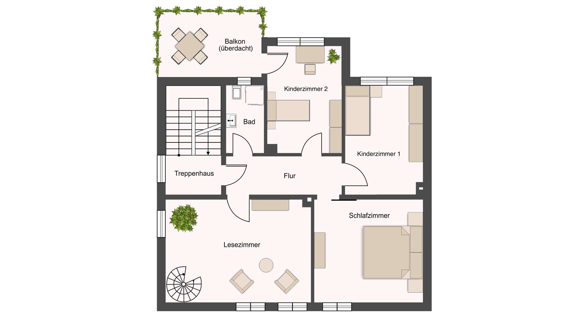 Grundriss Obergeschoss
