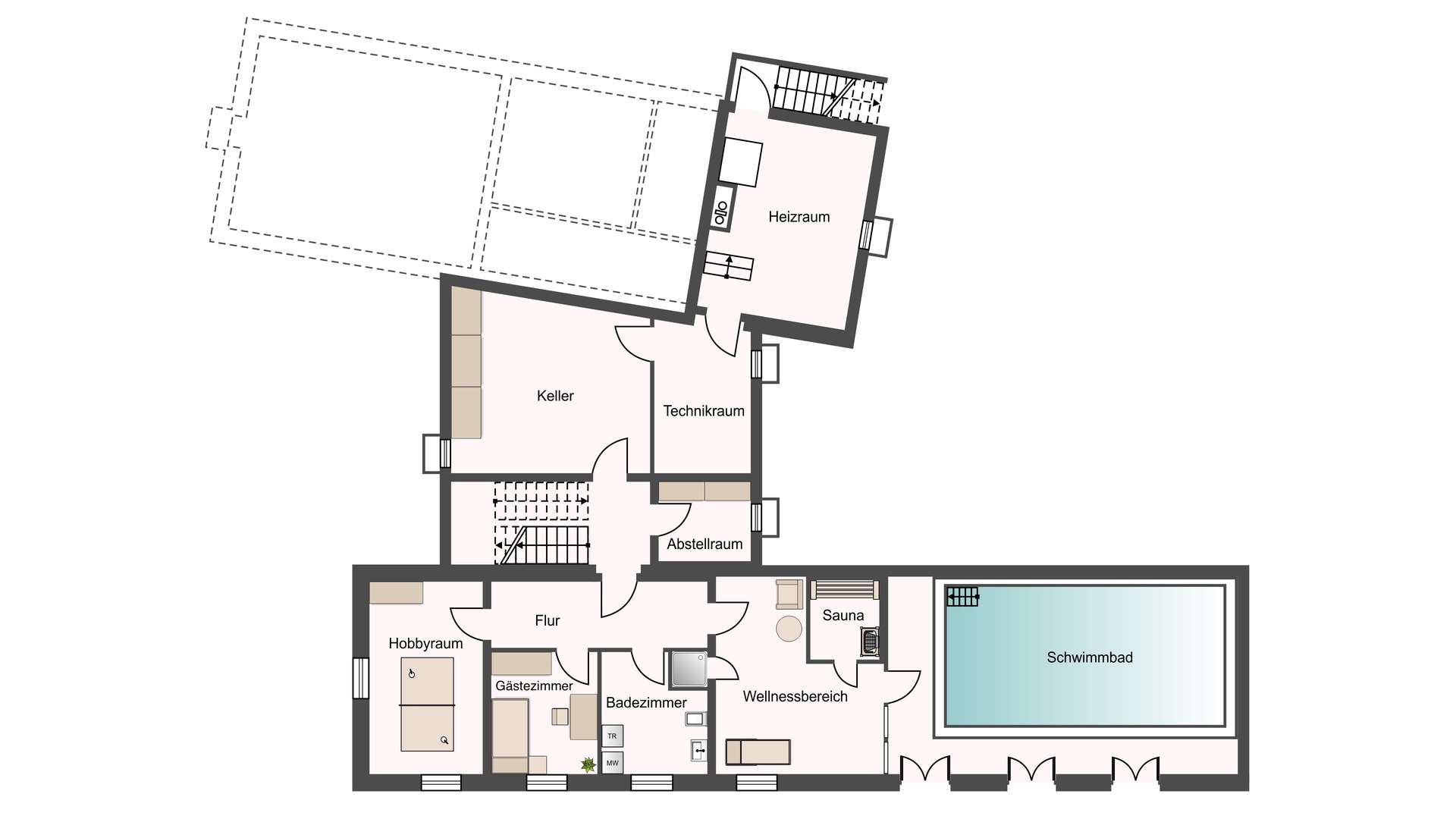 Grundriss Untergeschoss