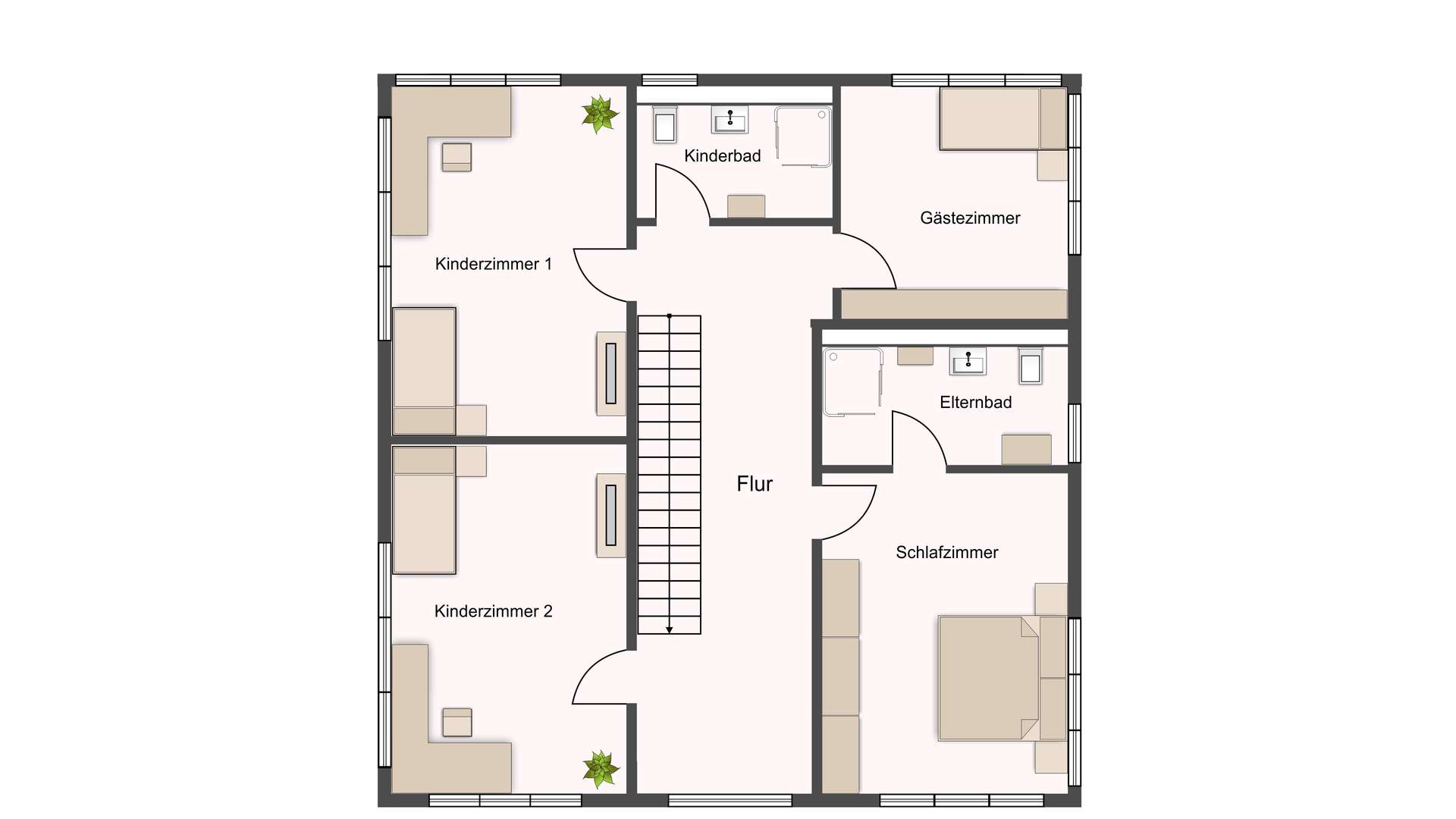 Grundriss Obergeschoss